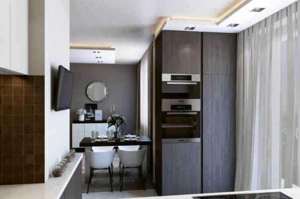 Идеи дизайна для кухни в 6 кв. м. Сделайте интерьер красивым, просторным и практичным