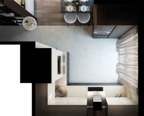 Идеи дизайна для кухни в 6 кв. м. Сделайте интерьер красивым, просторным и практичным