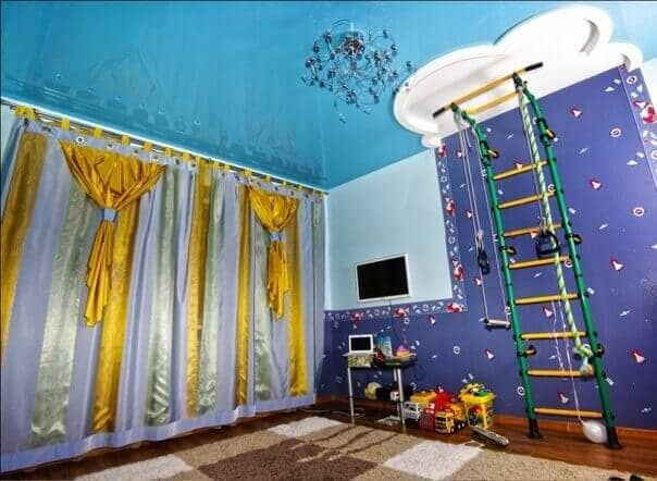 Натяжные потолки в детской комнате - Фото