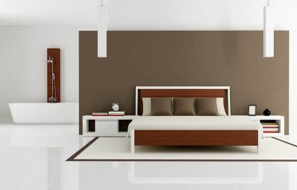 Спальня в стиле минимализм - пространство и свет