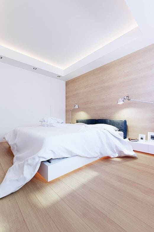 Спальня в стиле минимализм - пространство и свет